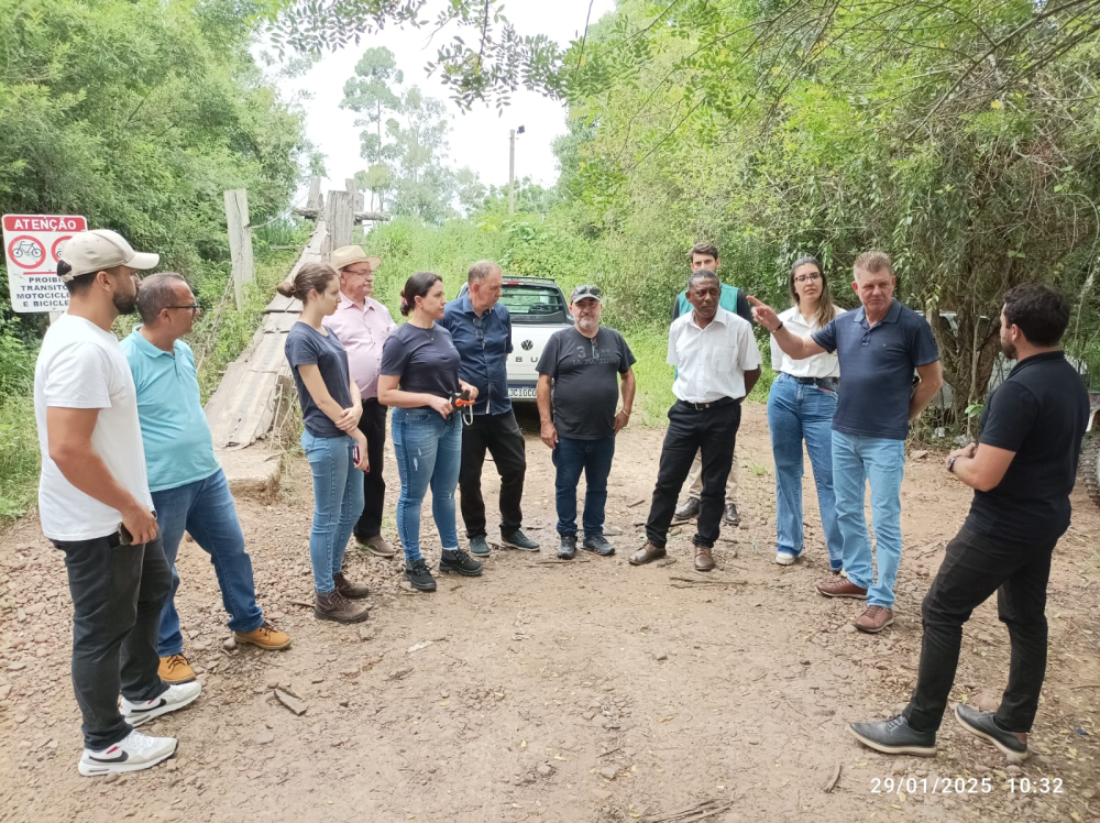 Desmontagem da estrutura para construo da ponte entre Candelria e Vale do Sol est em processo de licenciamento ambiental