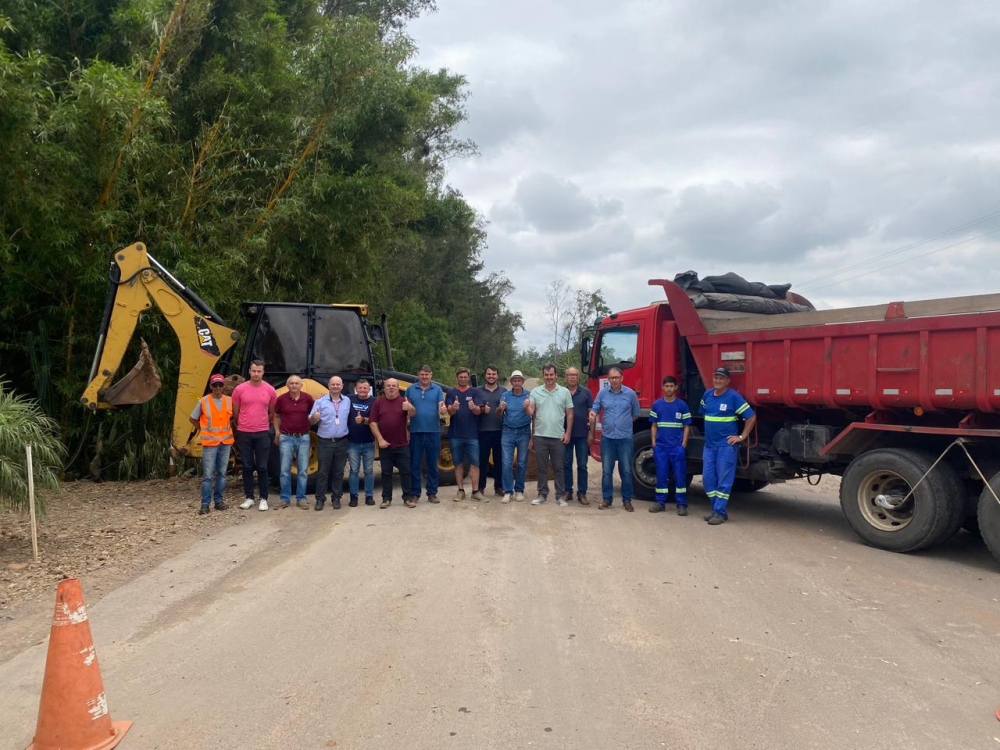 Chegam as primeiras mquinas para concluso da ERS-410